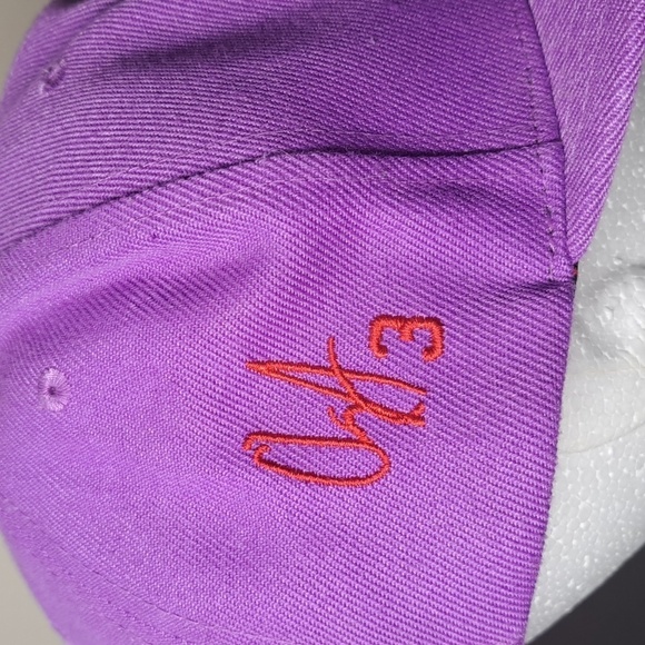 Mitchell & Ness Toronto Raptors Adjustable Hat Embroidered DJ Carton #3 Purple - Picture 3 of 9